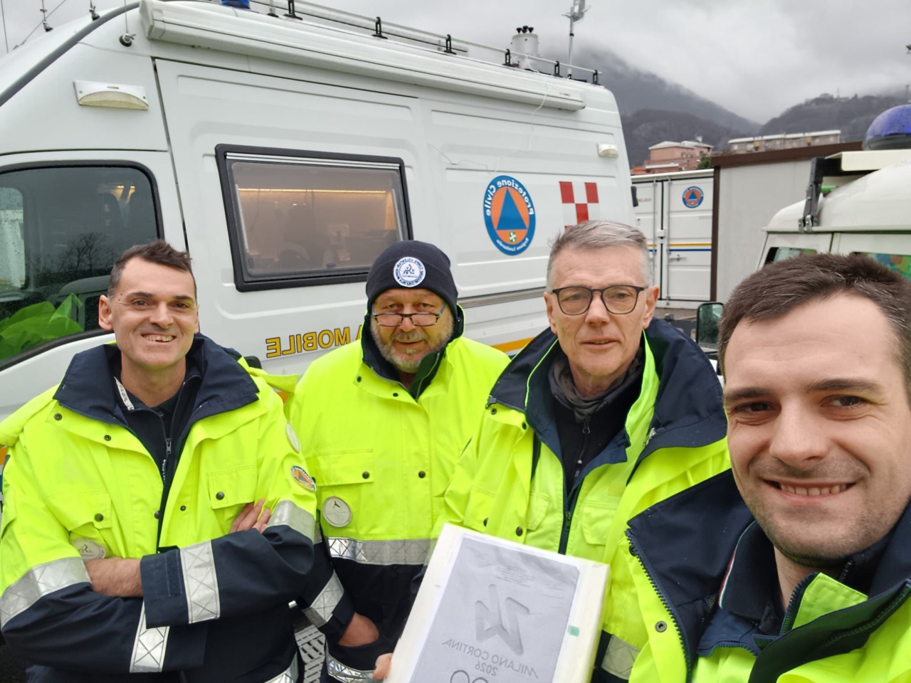 Conclusa l’attività del Corpo Volontari Protezione Civile della Brianza per le Olimpiadi