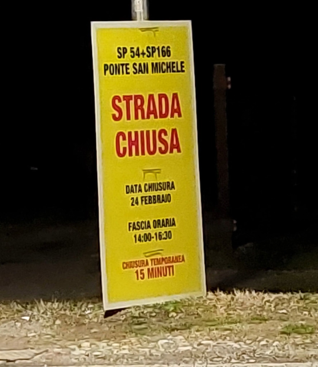 Interruzione temporanea del ponte San Michele: dettagli e orari