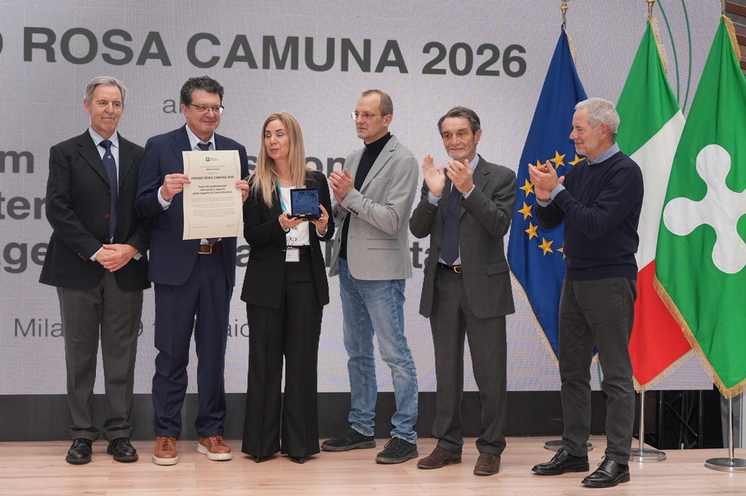 Premio Rosa Camuna a Filippo Galbiati e ai soccorritori di Crans-Montana