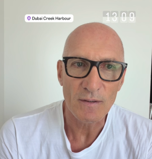 Antonello Riva, ex campione di basket, bloccato a Dubai per la guerra in Iran