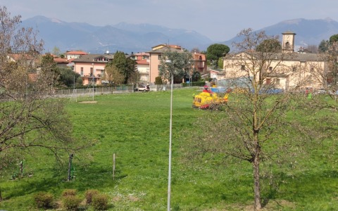 Intervento dell’elisoccorso per un malore a Oriano
