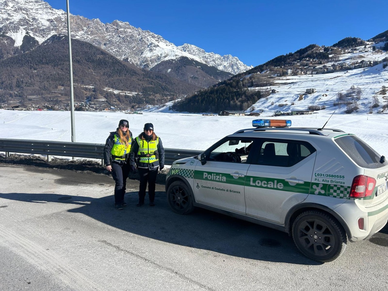 Olimpiadi Milano-Cortina 2026: impegno straordinario della Polizia Locale Alta Brianza