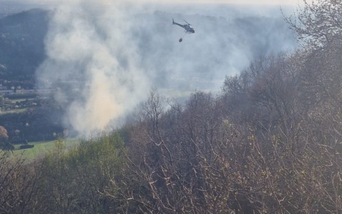 Incendio nel bosco: nuovo intervento dei Vigili del Fuoco FOTO e VIDEO