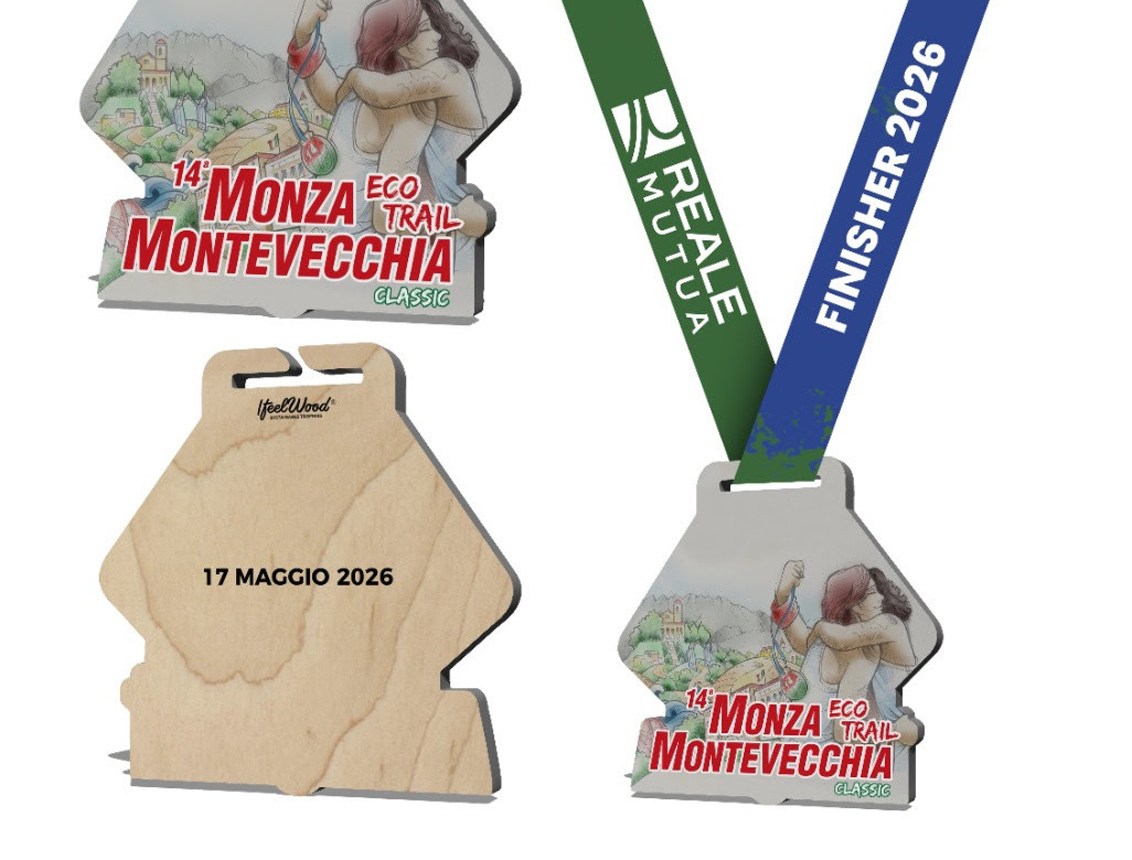 Presentate le medaglie della 14^ Reale Mutua Monza Montevecchia Eco Trail del 17 maggio