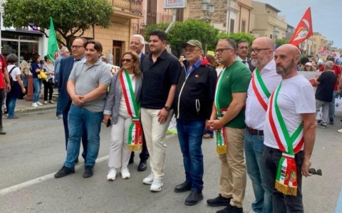 Gualtiero Chiricò rappresenta Barzanò alla commemorazione di Peppino Impastato