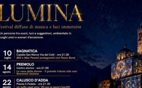 Il festival “Lumina”: magia e musica nella Bergamasca