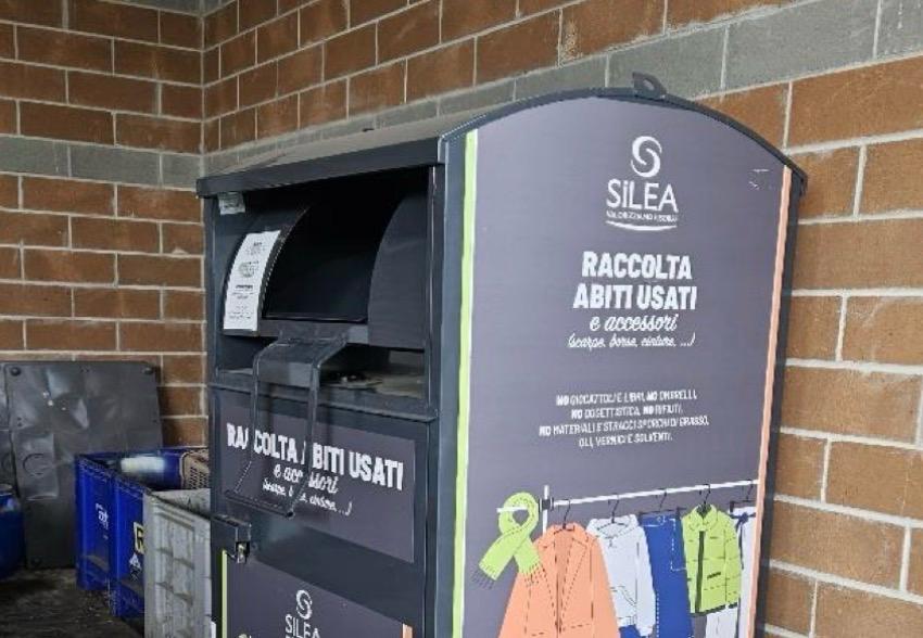Attivato il servizio di raccolta di indumenti usati a Calco