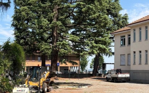 Avviati i lavori di riqualificazione del cortile della scuola primaria di Casatenovo
