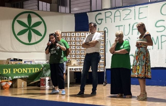 Successo per l’intervento di Salvini a Pontida