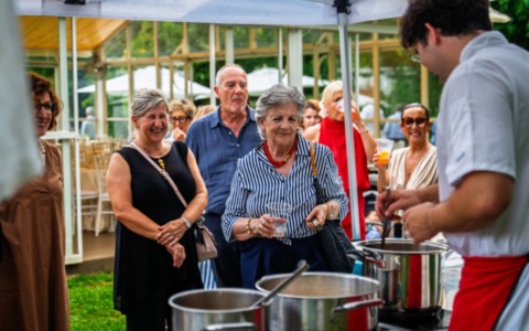Una risottata benefica in piazza per Fabio Sassi